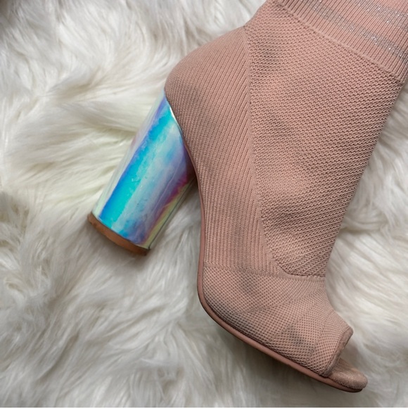 Wedged Heels with Halographic Heels (size 6) - Picture 9 of 9